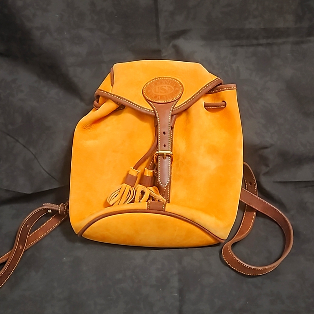 DOONEY & BOURKE Vintage USA Suede Backpack Shoulder Bag Tote